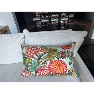 Schumacher Chiang Mai Dragon Lumbar pillow